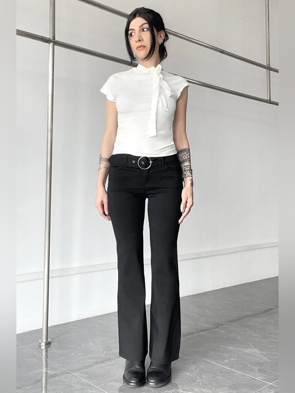 NWOT Noctex Leo Pants Black Y2K Style Pants Size S